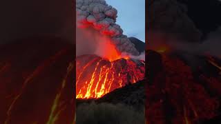 Massive Volcano Eruption Caught On Camera amp Spews Rivers of Lava 🌋🔥 [upl. by Diao]