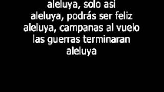 Parchís  Aleluya Hallellujah letra [upl. by Ahsimet]