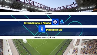 Inter Milan vs Juventus  Giuseppe Meazza Stadium  202425 Serie A  eFootball [upl. by Ahsam]