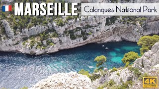 🇫🇷 Marseille visiting the Calanques National Park  4K [upl. by Aicetel]