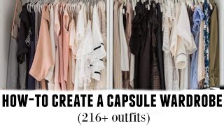 HOWTO BUILD A CAPSULE WARDROBE tips from a stylist [upl. by Perla284]