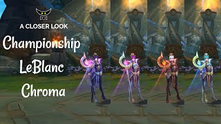 Championship LeBlanc Chromas [upl. by Annyrb508]