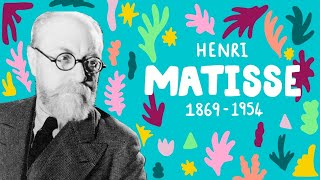 HENRI MATISSE FACTS FOR KIDS  Impressionism Fauvism amp Paper cutouts  School Friendly Art history [upl. by Cathryn]