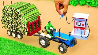 Diy diorama making mini motor water pump science project captainfarma [upl. by Valida]