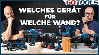 Gotools klärt auf Welche Bohrmaschine für welchen Einsatz Die Experten helfen [upl. by Anilegna]