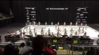 Westhill High School Indoor Percussion 2016  The Athlete WGI SemiFinals [upl. by Aerdnat]