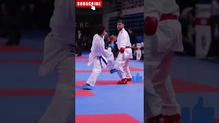 Karate Kumite Practice amp Training Kicking workout karate kumite sports olympics shorts usa [upl. by Bernadine835]