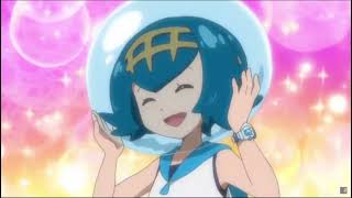 Pokemon  Lana Laughing With Popplios Bubble On Her Head [upl. by Wait]