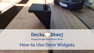 How to Use Deck Widgets [upl. by Enitsenre]