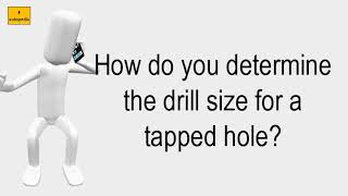 How To Use Our Tap Drill Chart [upl. by Llenehc]