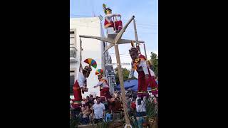 NIÑOS REPRESENTANA VOLADORES DE PAPANTLA EN MICHOACÁN DE OCAMPO [upl. by Abeu]