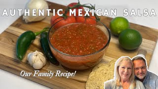 AUTHENTIC Mexican Salsa  Our Family Recipe EASY to make at home livingthealleyway [upl. by Bird]