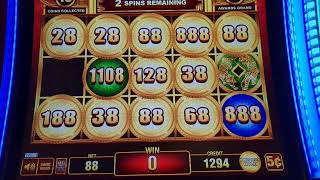 Coin Trio Fortune Trails 440 bet 5 cent denom at THE SAHARA [upl. by Naegem557]