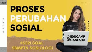 7 Soal UTBK Sosiologi  Proses Perubahan Sosial [upl. by Sseb]