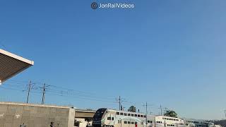 72624 Pre Amtrak 2024 X Games Wrap on A761 departs and has 3 way meet with Metrolinks at LAUPT [upl. by Derfliw575]