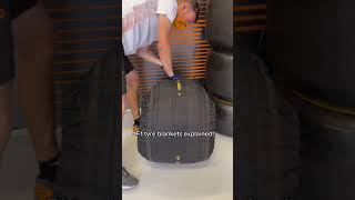 F1 tire blankets explained [upl. by Adrahs]