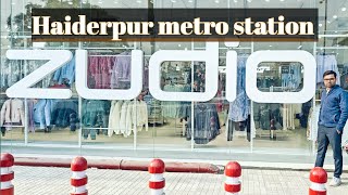 Haiderpur Metro Station Showroom Zudio 😃 vlog  thejoriyabrothers haiderpur [upl. by Aldric533]