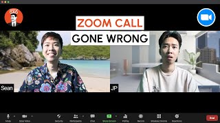 Zoom Call Gone Wrong  Startup Gag Edition [upl. by Malca]