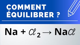 Comment équilibrer  Na  Cl2 → NaCl [upl. by Frank189]