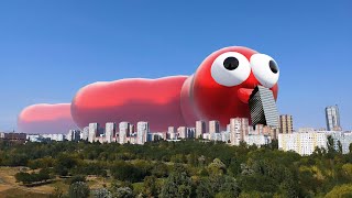 Slitherio in Real Life Red Giant [upl. by Ekul460]