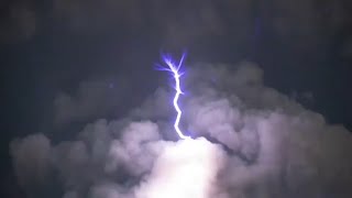 Rare volcano lightning seen as Taal Volcano in Philippines erupts [upl. by Buna]