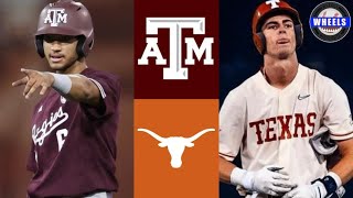 7 Texas AampM vs 24 Texas Highlights  2024 College Baseball Highlights [upl. by Petite313]