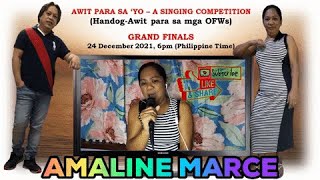 Grand Finalist  AMALINE MARCE Please LIKE SHARE amp SUBSCRIBE [upl. by Ludovika194]