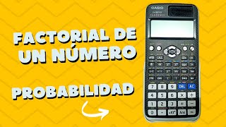 FACTORIAL DE UN NUMERO FX991EX factorial factoriales algebratricks algebra matematicas maths [upl. by Gnurt216]