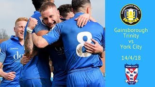 Gainsborough Trinity vs York City  Highlights  14418 [upl. by Sclater]