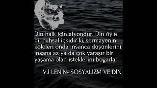 Vİ LENİN  SOSYALİZM VE DİN [upl. by Rehpretsirhc]