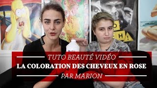 La coloration des cheveux en rose par Marion Seclin [upl. by Pacheco]