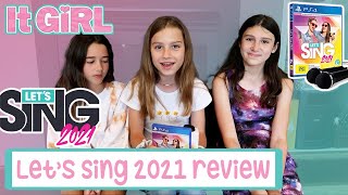 Lets Sing 2021  Playstation Review  It GiRL [upl. by Zeiler]