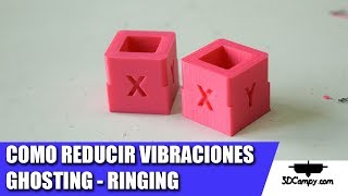 Tutorial como eliminar vibraciones en 6 Pasos Ringing Ghosting en impresion 3D 1000 Subs [upl. by Phineas]