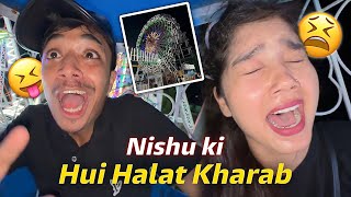 Roller coaster Ride With Nishu😝 Nishu Ki hui Halat kharab😱Ro ro ke Hua Bura haal😭❌ [upl. by Ettenav]