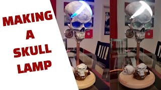 How to make a Skull table lamp [upl. by Nasia]