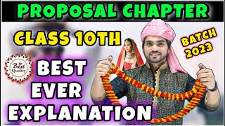 The Proposal  Class 10th Chapter 11  SummaryLong QuestionsAnswers  CBSE ENGLISH Class 10th [upl. by Ahsirek]