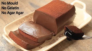 Do you have milk Delicious dessert NO Mould No Agar Agar NO gelatin Tastiest Chocolate Pudding [upl. by Vedette]