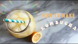 How to make KOMBUCHA  cheap amp easy  NO SCOBY [upl. by Issak]