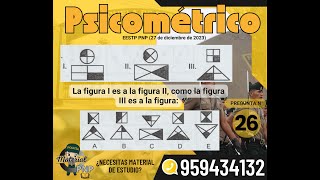 Parte 20  ¿Quieres probar tu inteligencia  Pregunta N°26  Admisión 20241 psicometrico pnp [upl. by Atkins]