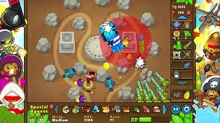 Bloons TD 5  The Crucible But I Forgor it had a gimmick NAPSFRILLS  No Lab Upgrades [upl. by Yevol26]