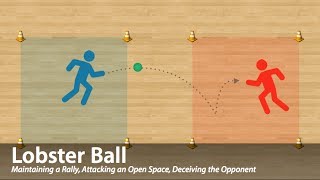 Lobster Ball  Physical Education Games Net amp Wall [upl. by Austin]