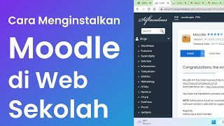 CARA MENGINSTALKAN MOODLE DI WEB SEKOLAH [upl. by Niram]