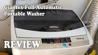 how to use giantex portable washing machine amp dryer  is it worth it [upl. by Aryajay]