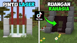 MENCOBA 5 MINECRAFT HACK TIKTOK YANG HARUS SANGAT BERGUNA INI [upl. by Nhaj65]