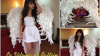 Como hacer unas alas de ángel how to make Angel wings halloween costume [upl. by Enos717]