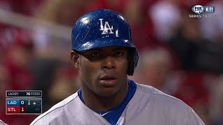 Puig snaps strikeout streak with triple [upl. by Greenfield173]