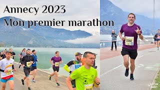 Mon premier marathon  Marathon du lac dAnnecy Race Week [upl. by Adila]