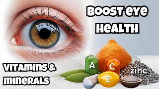 Boost Your Eye Health with THESE Vitamins and Minerals [upl. by Suertemed]