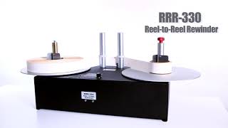 Table Top Label Rewinder  Unwinder  RRR330 [upl. by Rodoeht602]