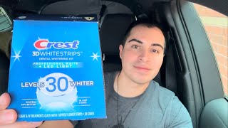 Crest 3D Whitestrips  LED Light REVIEW [upl. by Maurine]